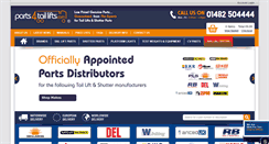 Desktop Screenshot of parts4taillifts.com